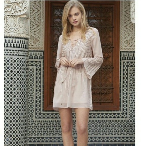 The Jetset Diaries Dresses & Skirts - 🍒NWT🍒 TJD MINI BLUSH DRESS